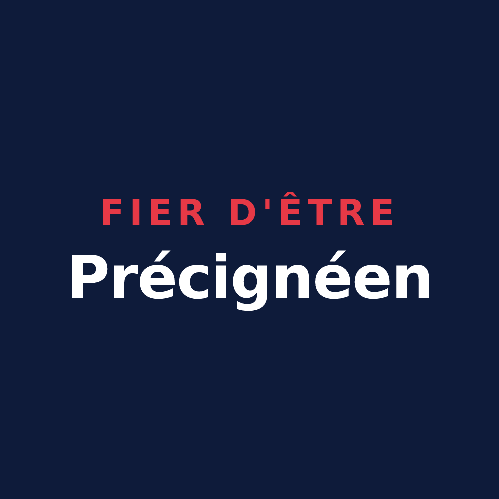 T-shirt « Fier d'être Précignéen » — design pour Précigné
