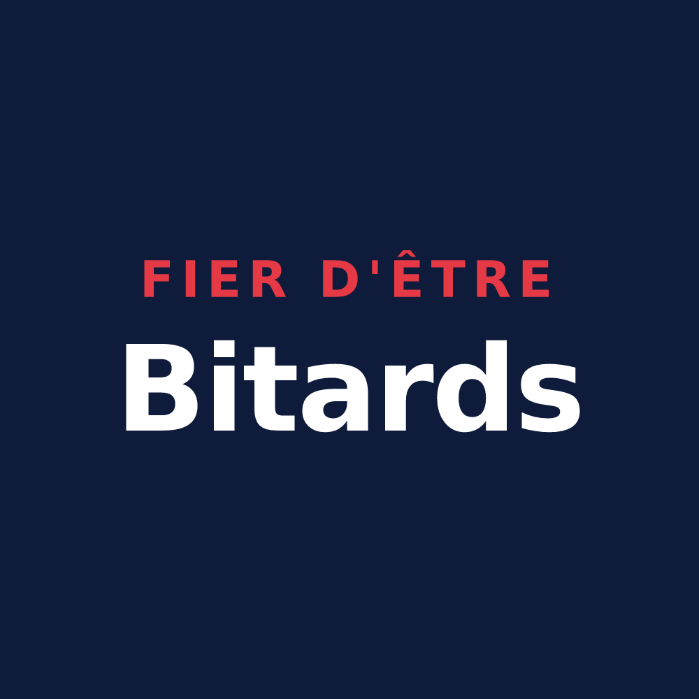 T-shirt « Fier d'être Bitards » — design pour Prémierfait