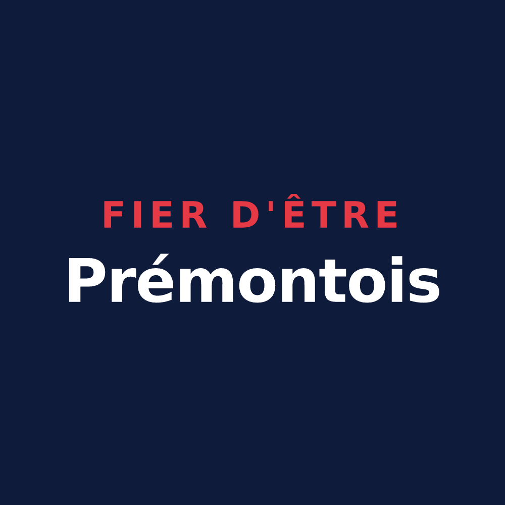 T-shirt « Fier d'être Prémontois » — design pour Prémont