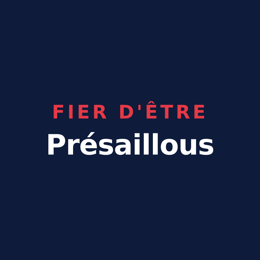 T-shirt « Fier d'être Présaillous » — design pour Présailles