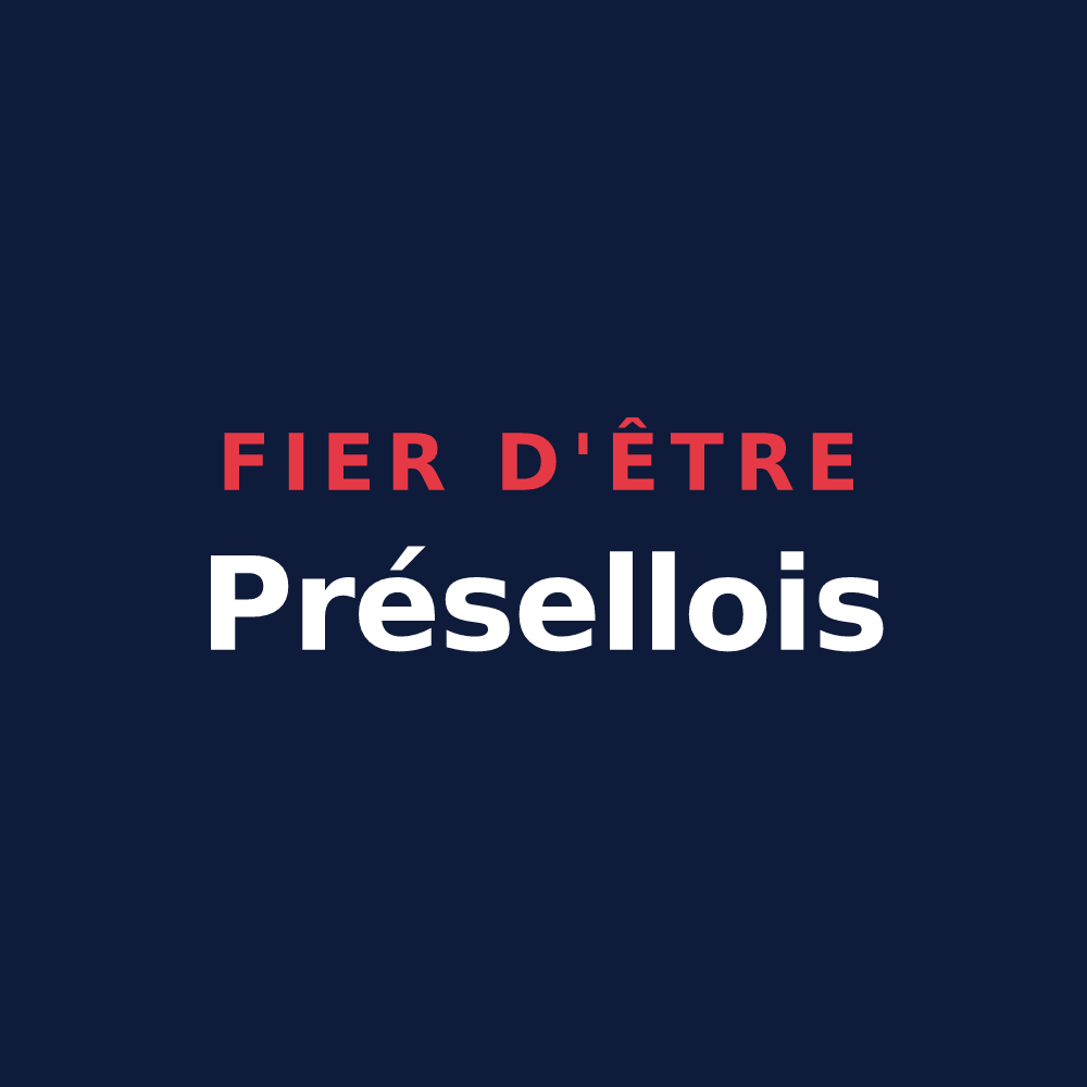 T-shirt « Fier d'être Présellois » — design pour Préseau