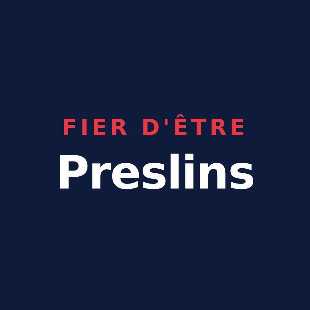 T-shirt « Fier d'être Preslins » — design pour Presles