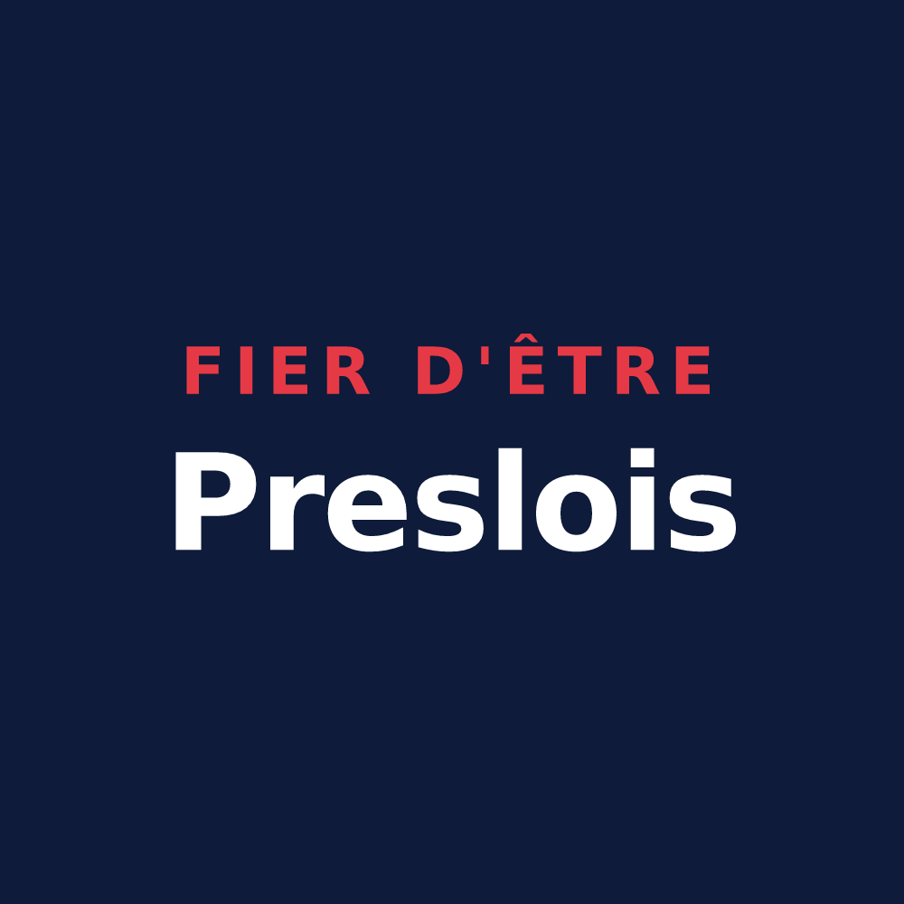 T-shirt « Fier d'être Preslois » — design pour Presles-et-Thierny