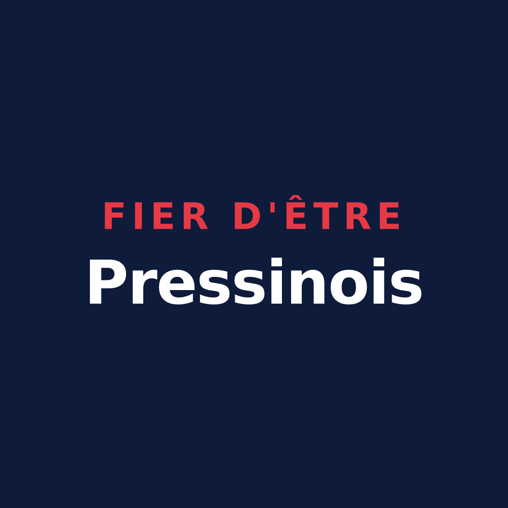T-shirt « Fier d'être Pressinois » — design pour Pressins