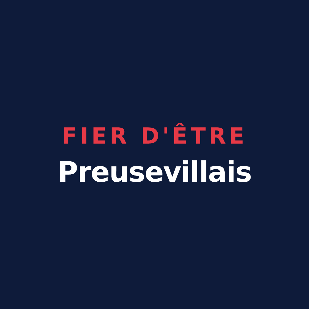 T-shirt « Fier d'être Preusevillais » — design pour Preuseville