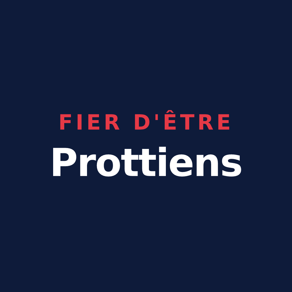 T-shirt « Fier d'être Prottiens » — design pour Preutin-Higny