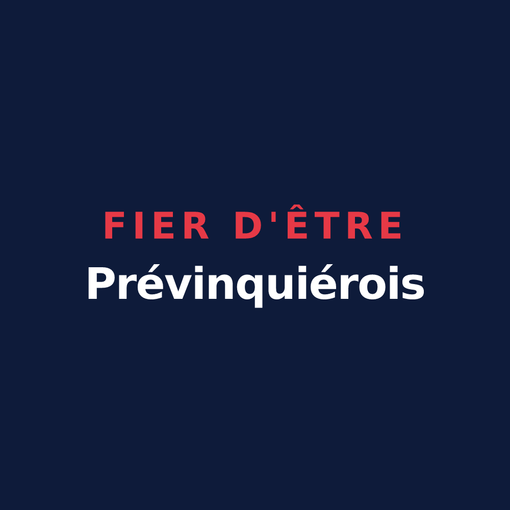 T-shirt « Fier d'être Prévinquiérois » — design pour Prévinquières