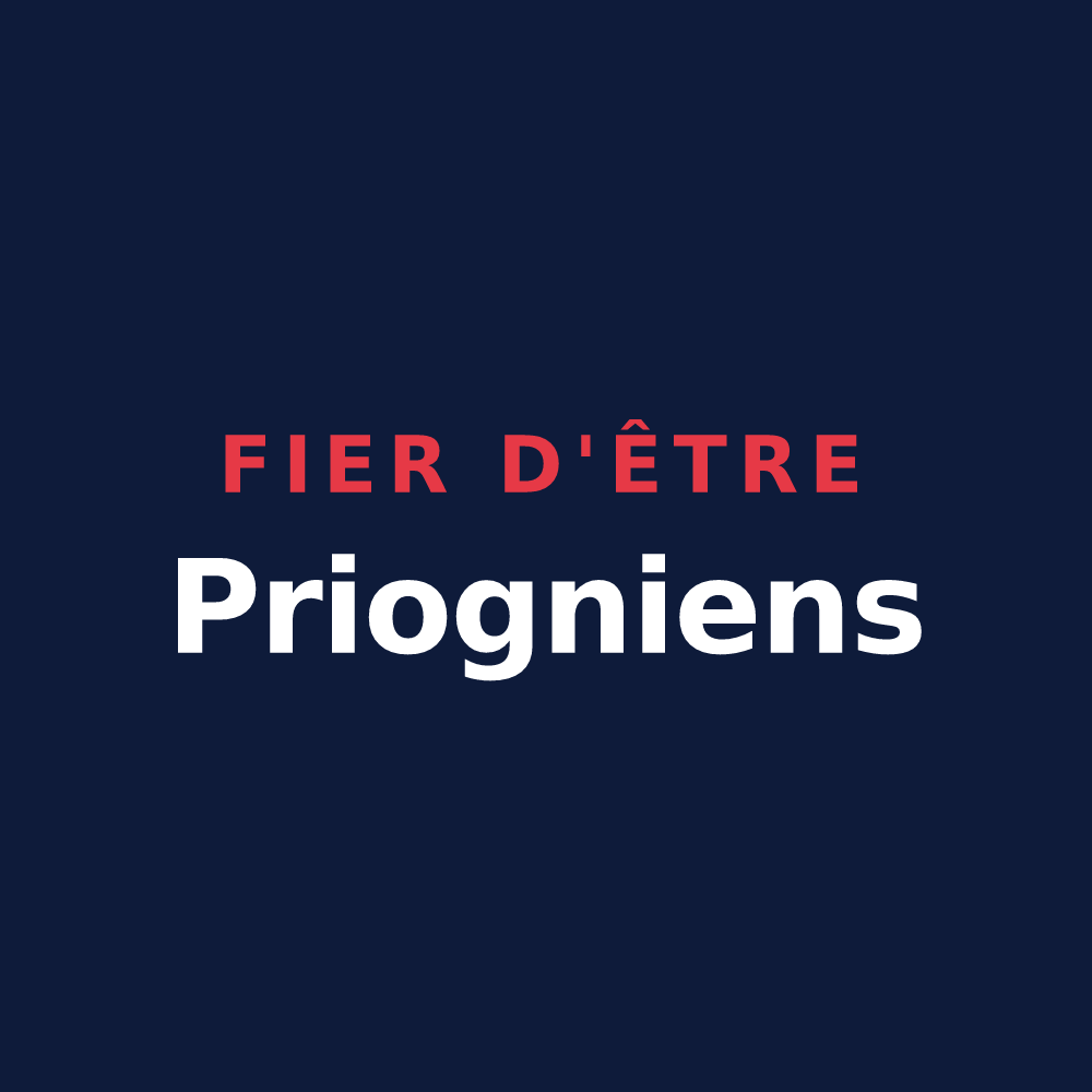 T-shirt « Fier d'être Priogniens » — design pour Priay