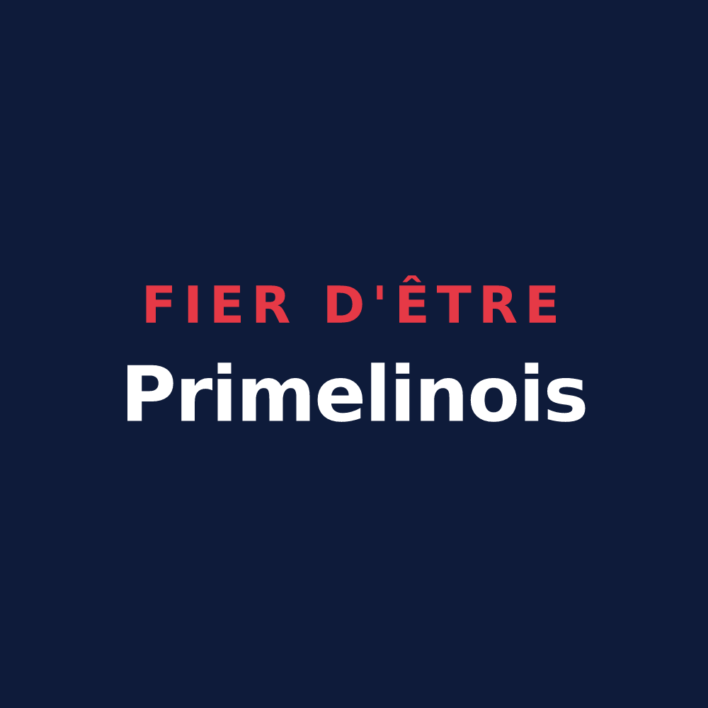 T-shirt « Fier d'être Primelinois » — design pour Primelin