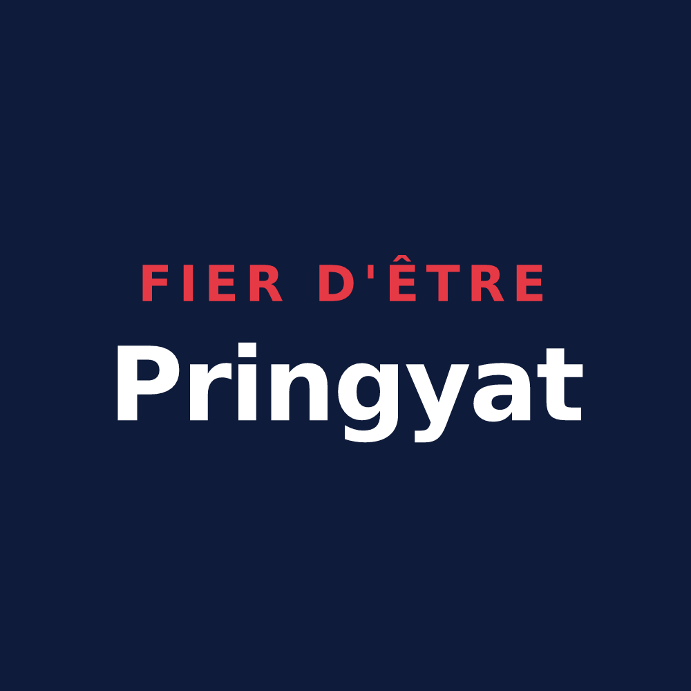 T-shirt « Fier d'être Pringyat » — design pour Pringy