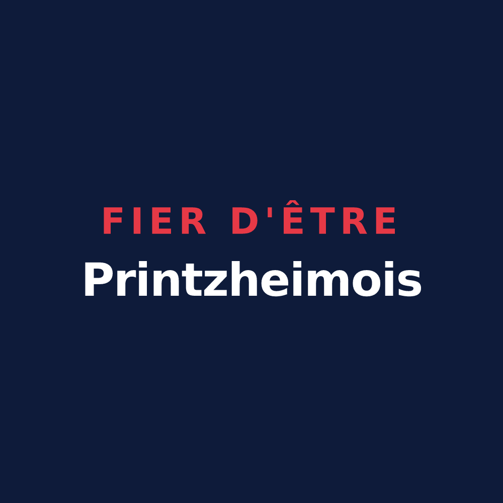 T-shirt « Fier d'être Printzheimois » — design pour Printzheim