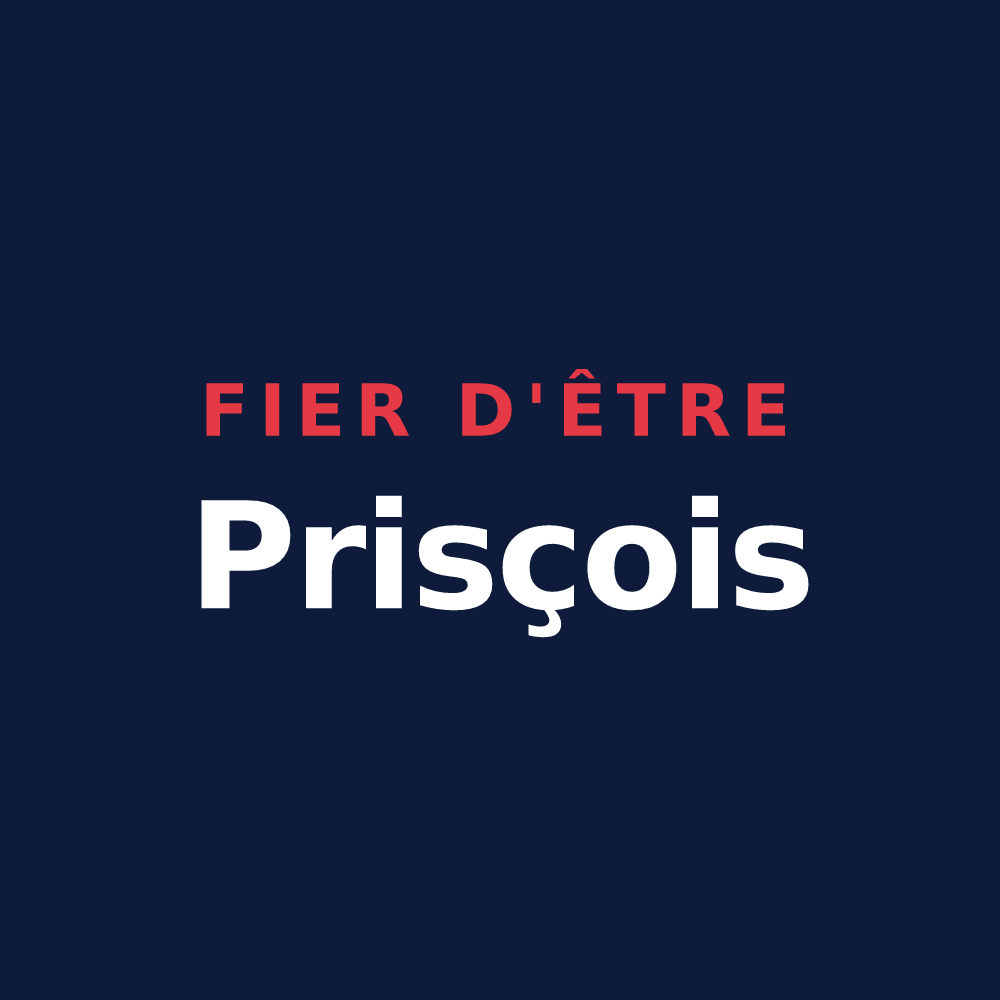 T-shirt « Fier d'être Prisçois » — design pour Prisces