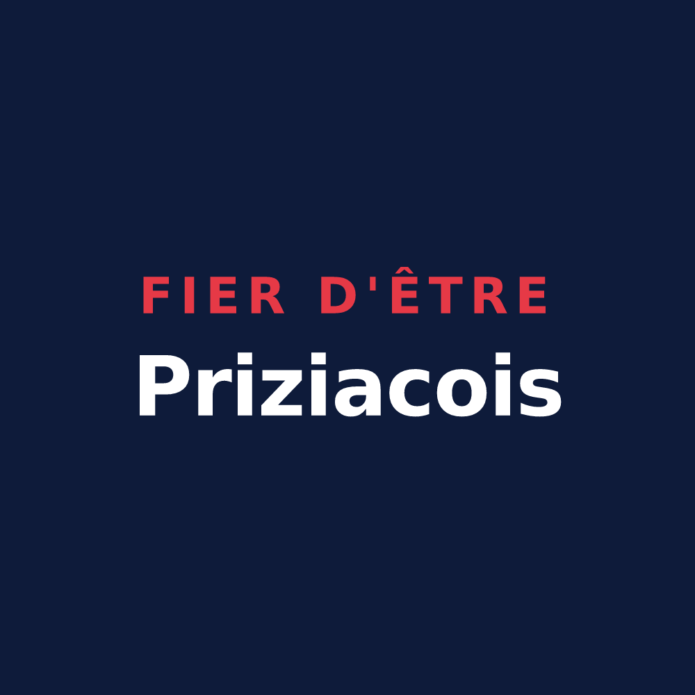 T-shirt « Fier d'être Priziacois » — design pour Priziac