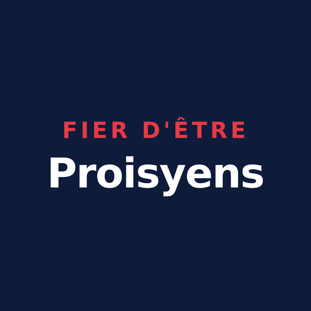 T-shirt « Fier d'être Proisyens » — design pour Proisy