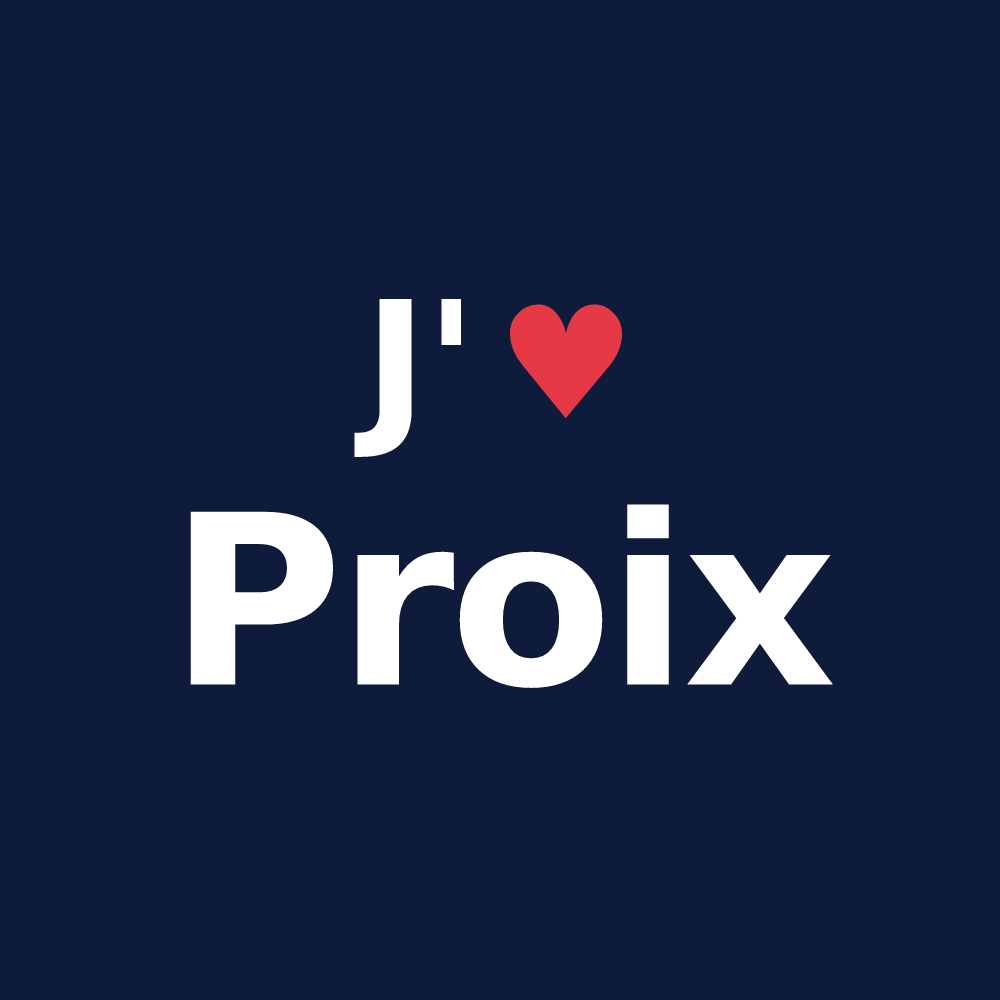 T-shirt personnalisé Proix — design J'aime Proix