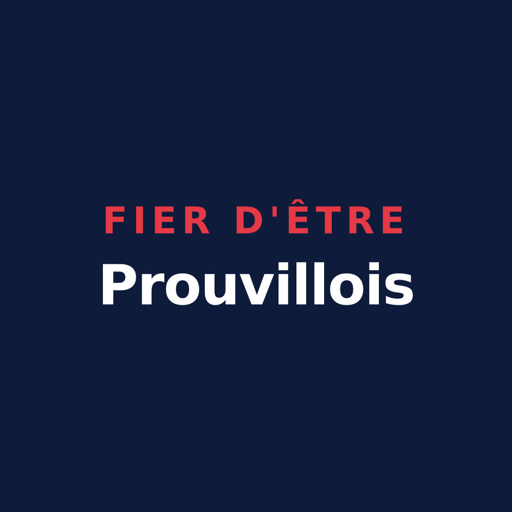 T-shirt « Fier d'être Prouvillois » — design pour Prouville