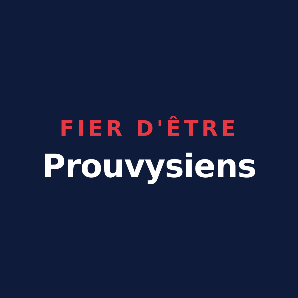 T-shirt « Fier d'être Prouvysiens » — design pour Prouvy
