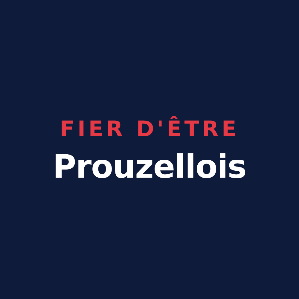 T-shirt « Fier d'être Prouzellois » — design pour Prouzel