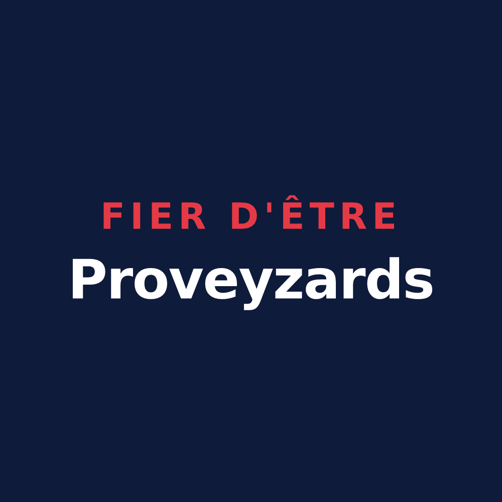 T-shirt « Fier d'être Proveyzards » — design pour Proveysieux