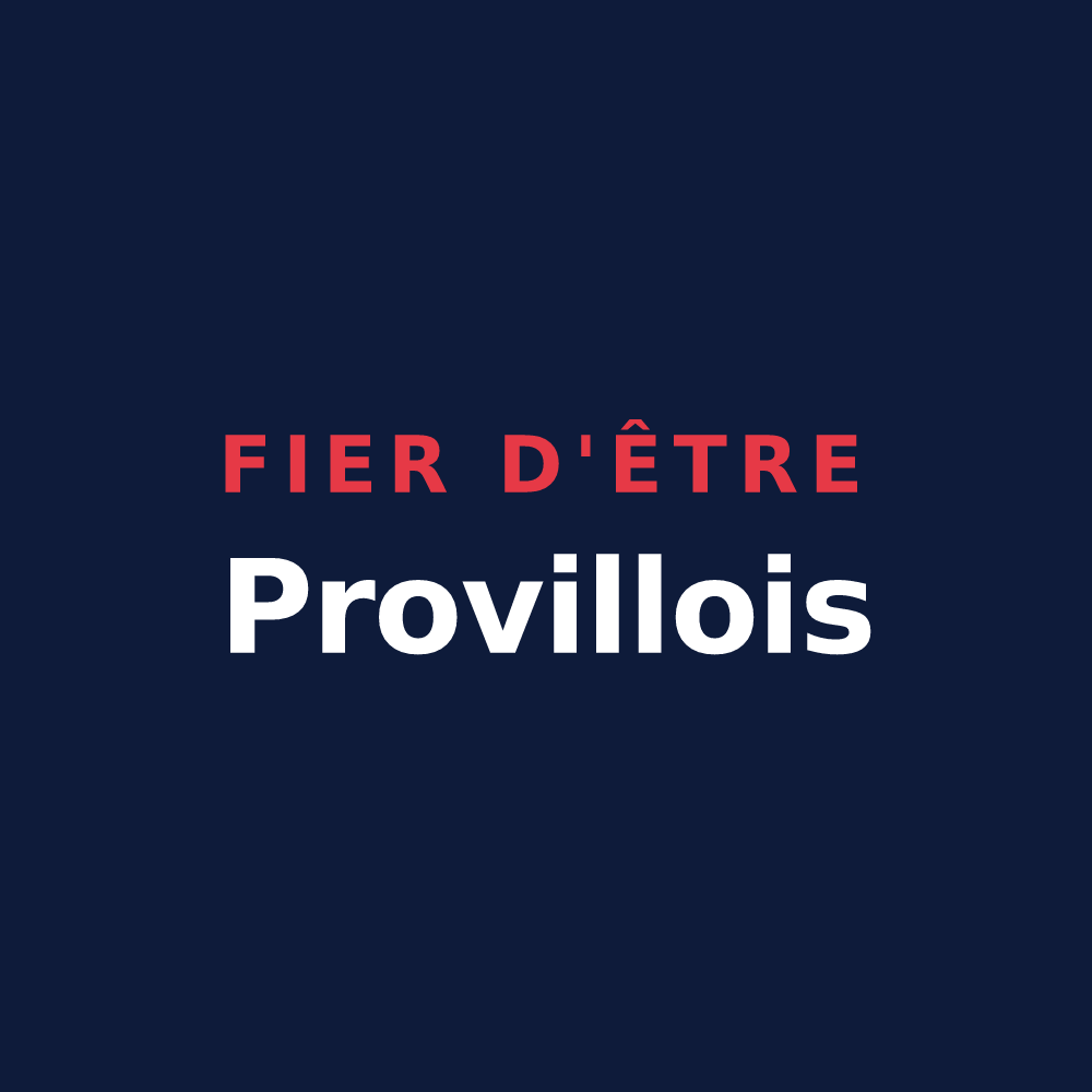 T-shirt « Fier d'être Provillois » — design pour Proville
