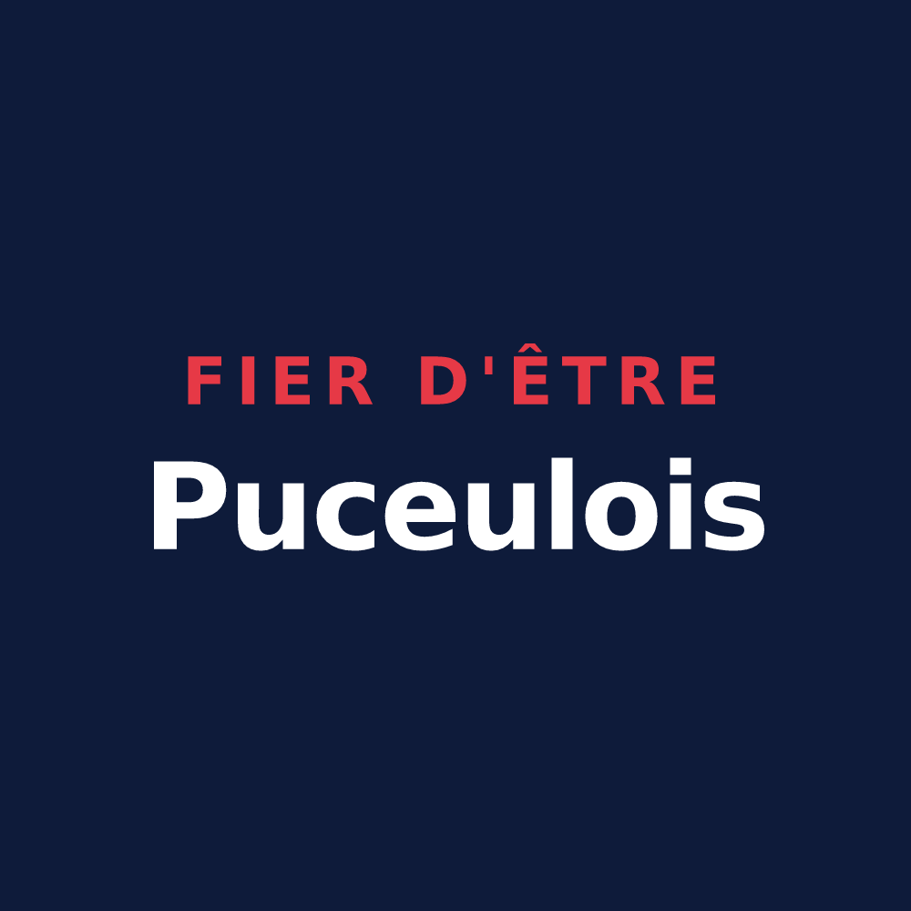 T-shirt « Fier d'être Puceulois » — design pour Puceul