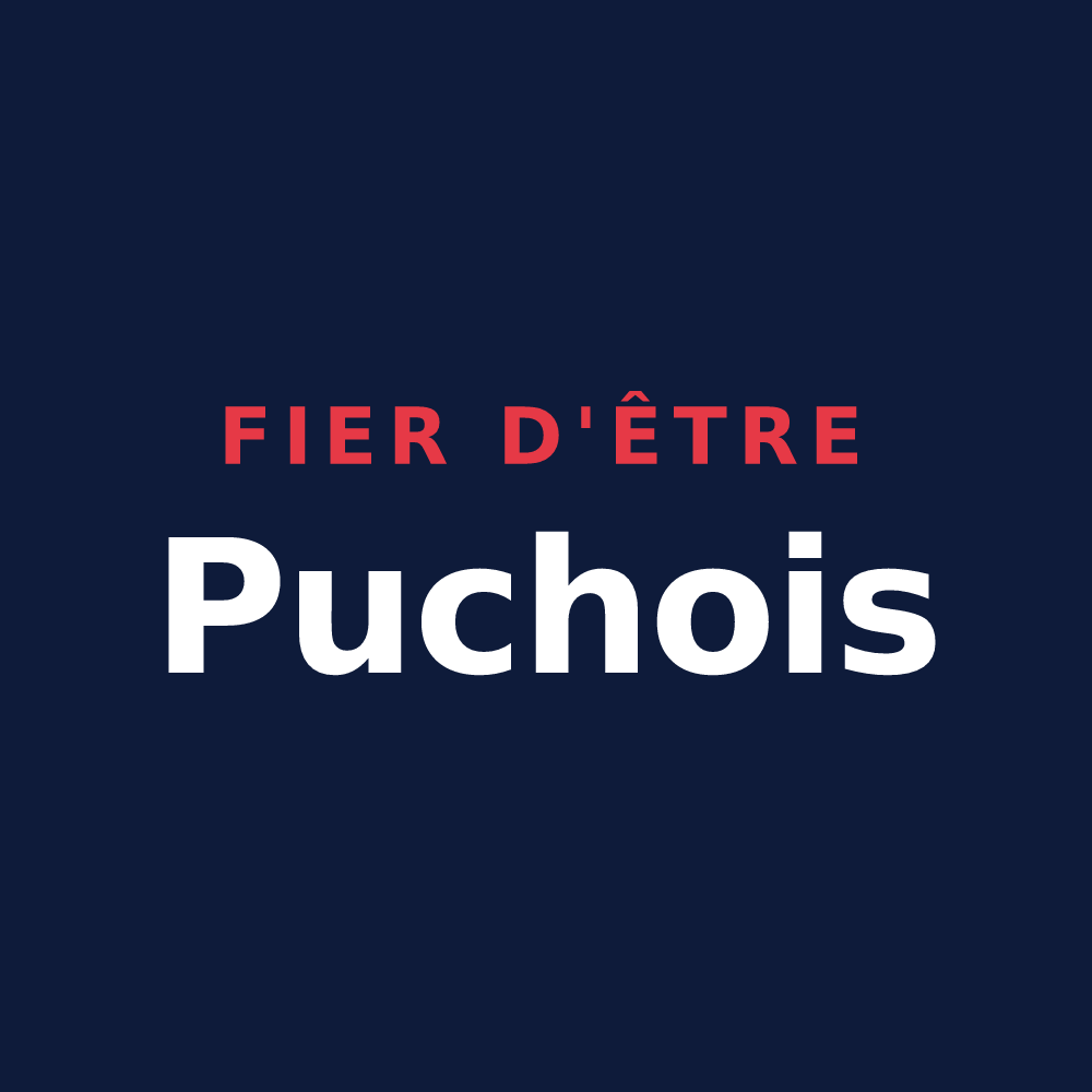 T-shirt « Fier d'être Puchois » — design pour Puch-d'Agenais