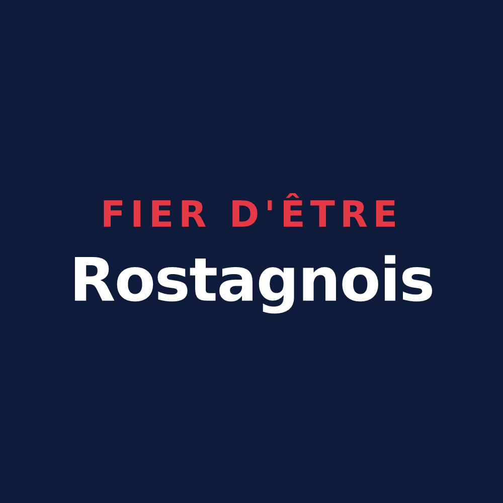 T-shirt « Fier d'être Rostagnois » — design pour Puget-Rostang