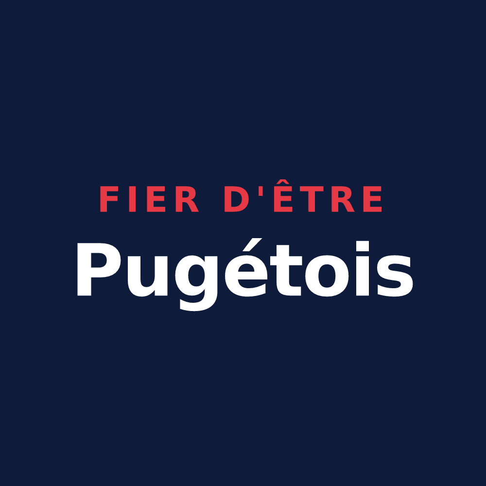 T-shirt « Fier d'être Pugétois » — design pour Puget-sur-Argens