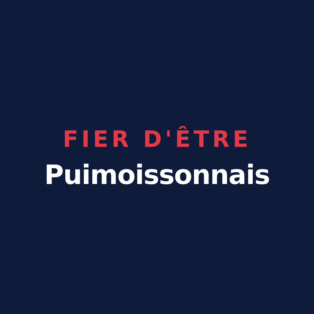 T-shirt « Fier d'être Puimoissonnais » — design pour Puimoisson