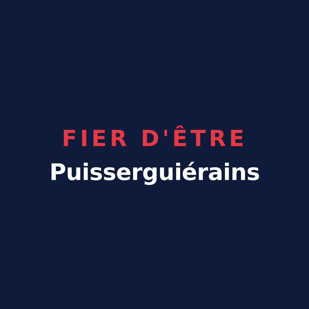 T-shirt « Fier d'être Puisserguiérains » — design pour Puisserguier