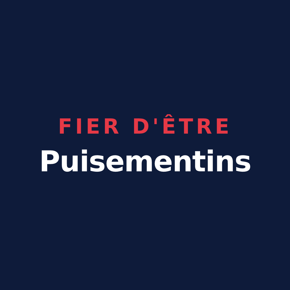 T-shirt « Fier d'être Puisementins » — design pour Puits-et-Nuisement