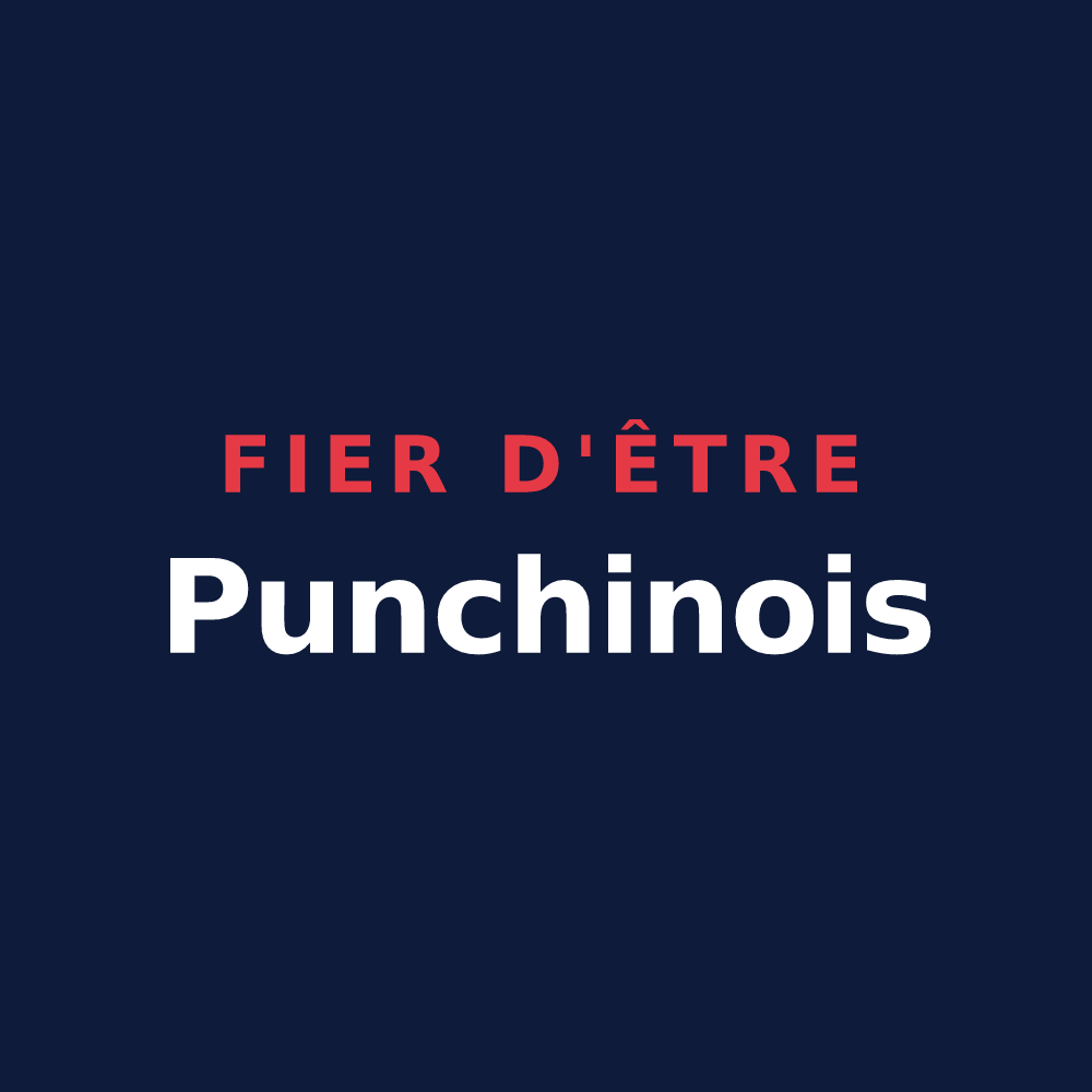 T-shirt « Fier d'être Punchinois » — design pour Punchy