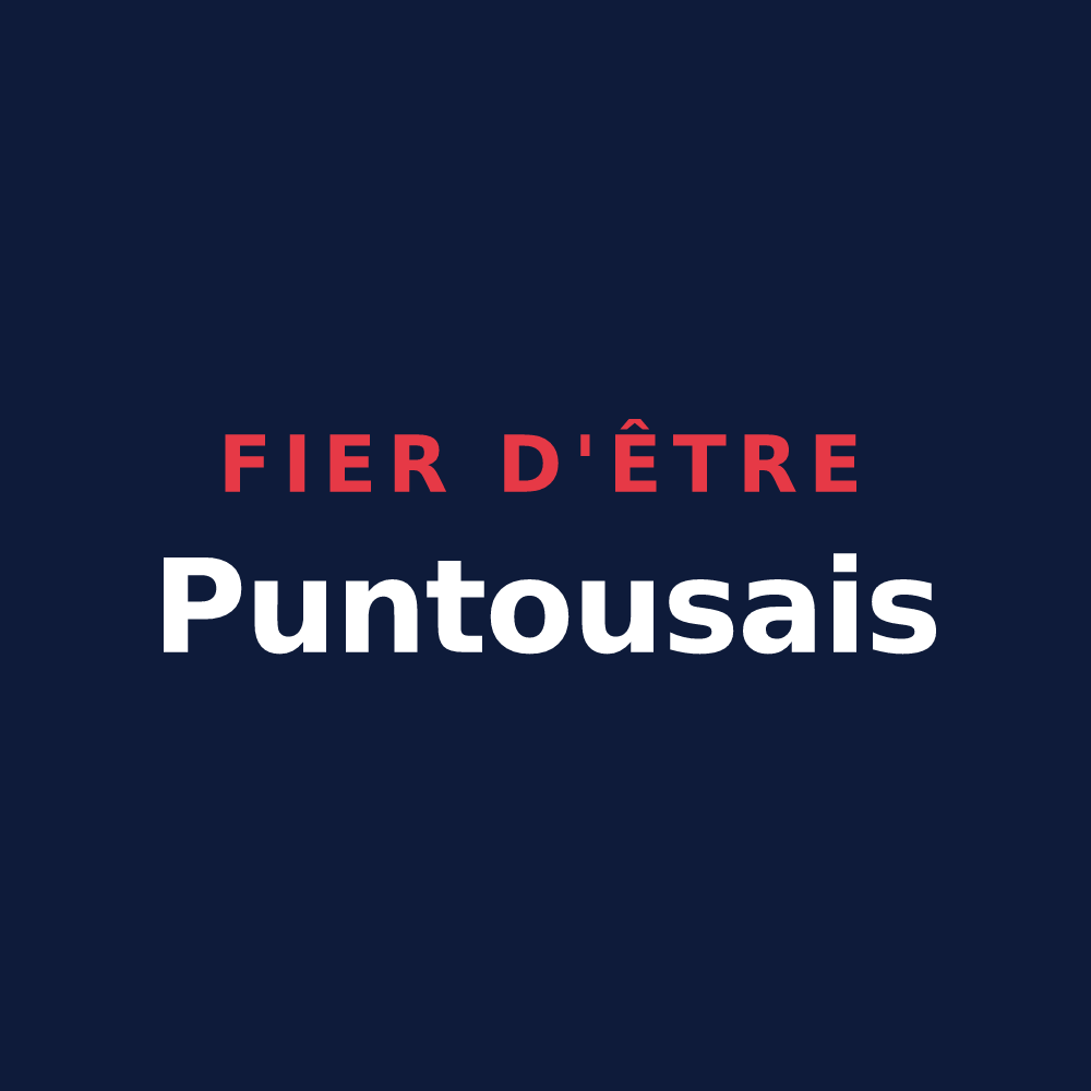 T-shirt « Fier d'être Puntousais » — design pour Puntous