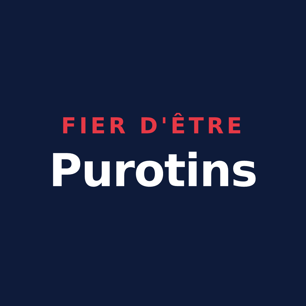 T-shirt « Fier d'être Purotins » — design pour Pure