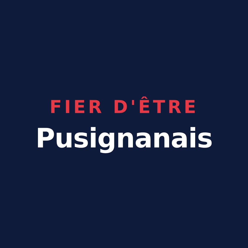 T-shirt « Fier d'être Pusignanais » — design pour Pusignan