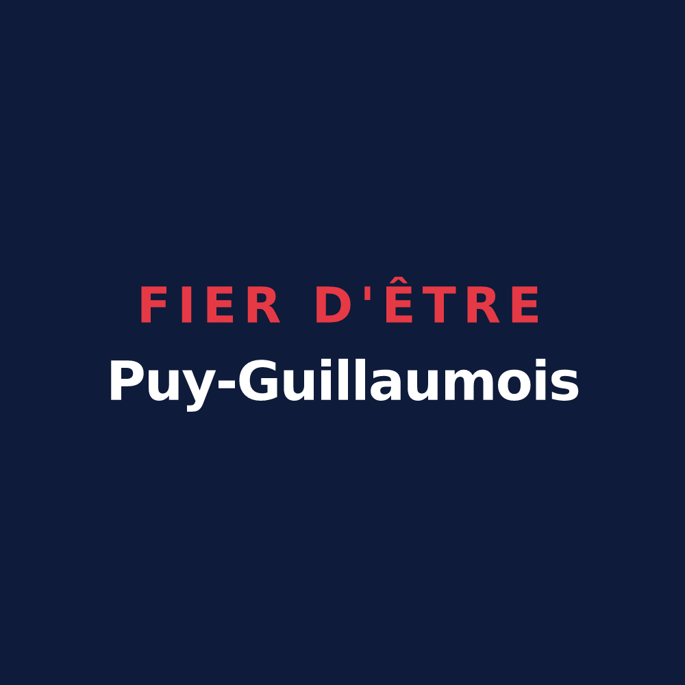 T-shirt « Fier d'être Puy-Guillaumois » — design pour Puy-Guillaume