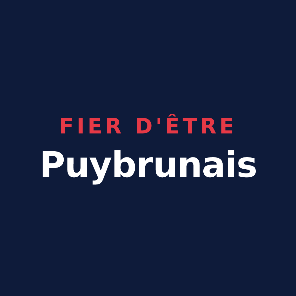 T-shirt « Fier d'être Puybrunais » — design pour Puybrun