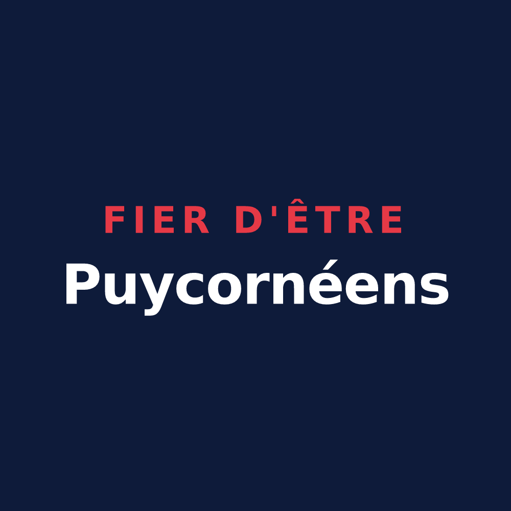 T-shirt « Fier d'être Puycornéens » — design pour Puycornet