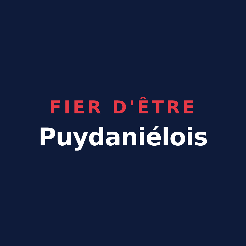 T-shirt « Fier d'être Puydaniélois » — design pour Puydaniel