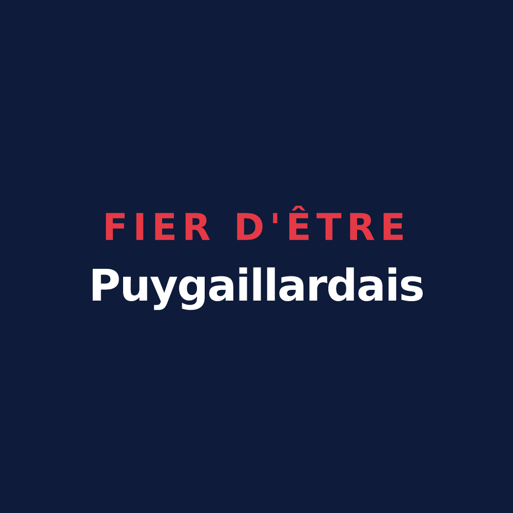 T-shirt « Fier d'être Puygaillardais » — design pour Puygaillard-de-Quercy