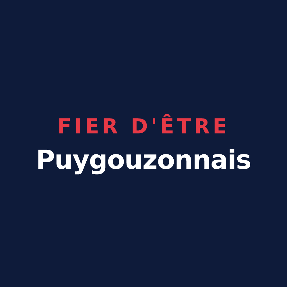 T-shirt « Fier d'être Puygouzonnais » — design pour Puygouzon