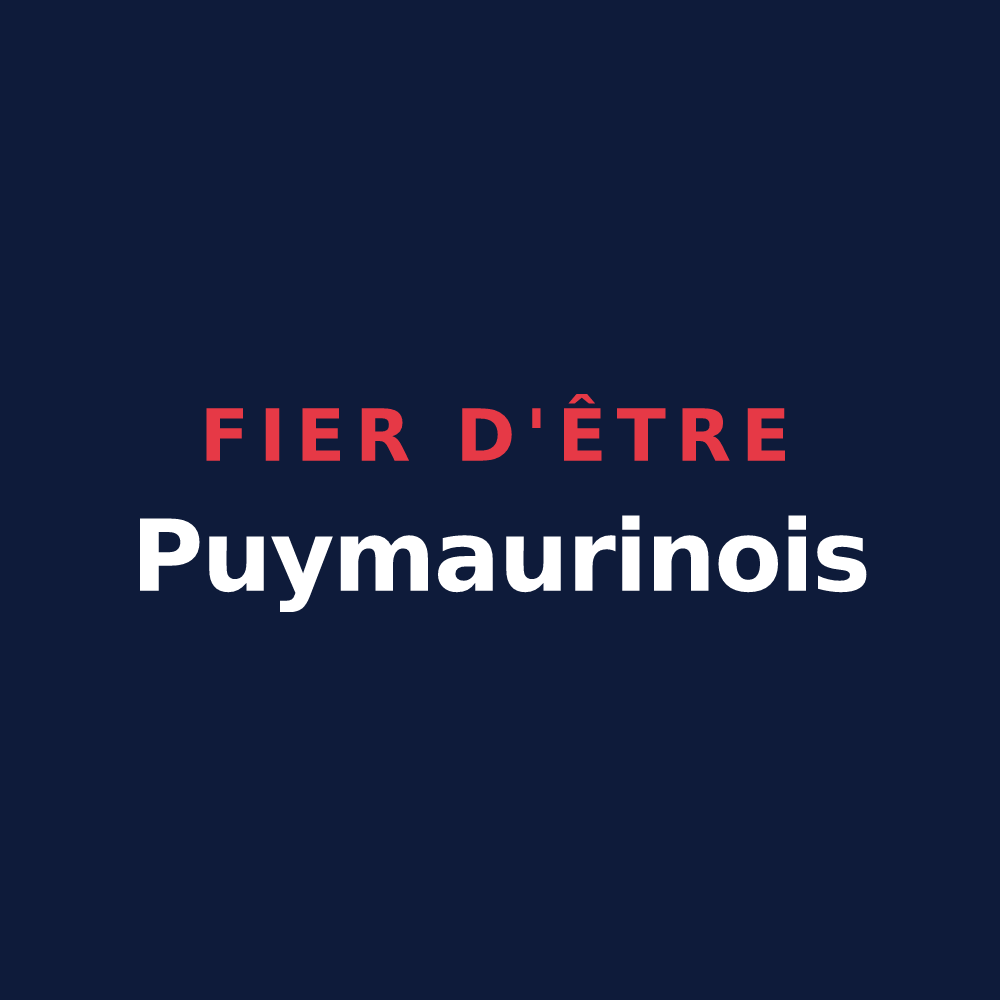 T-shirt « Fier d'être Puymaurinois » — design pour Puymaurin