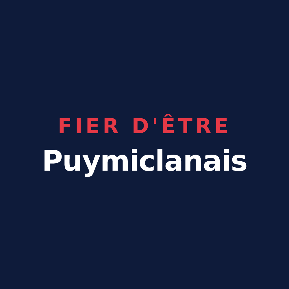 T-shirt « Fier d'être Puymiclanais » — design pour Puymiclan