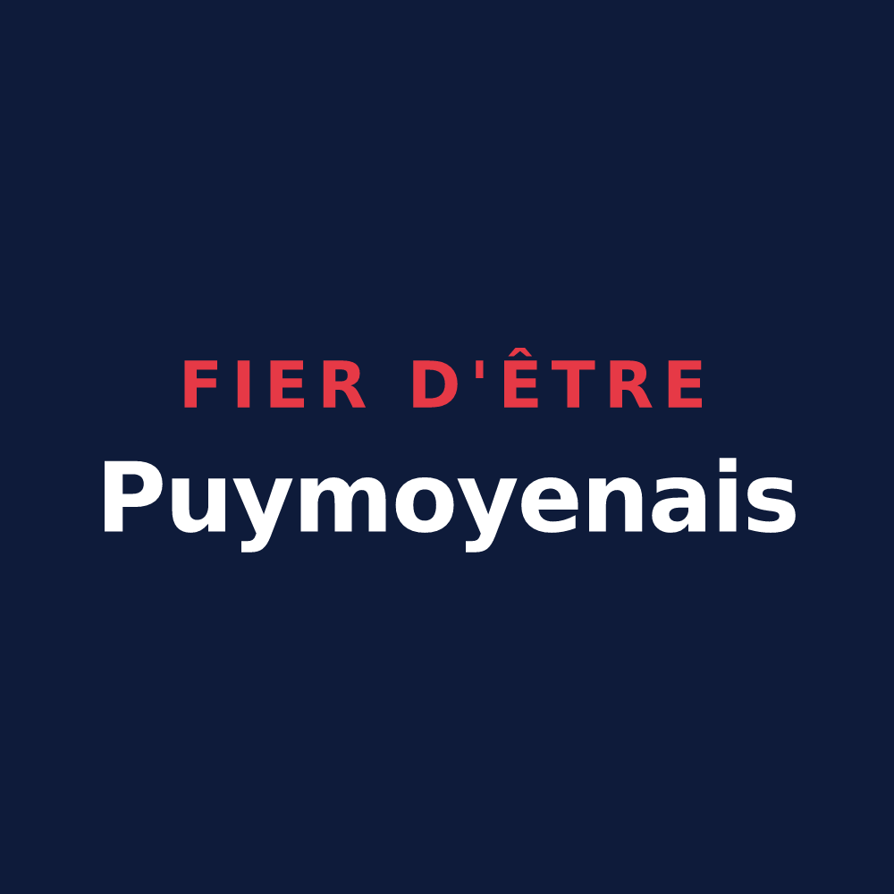 T-shirt « Fier d'être Puymoyenais » — design pour Puymoyen