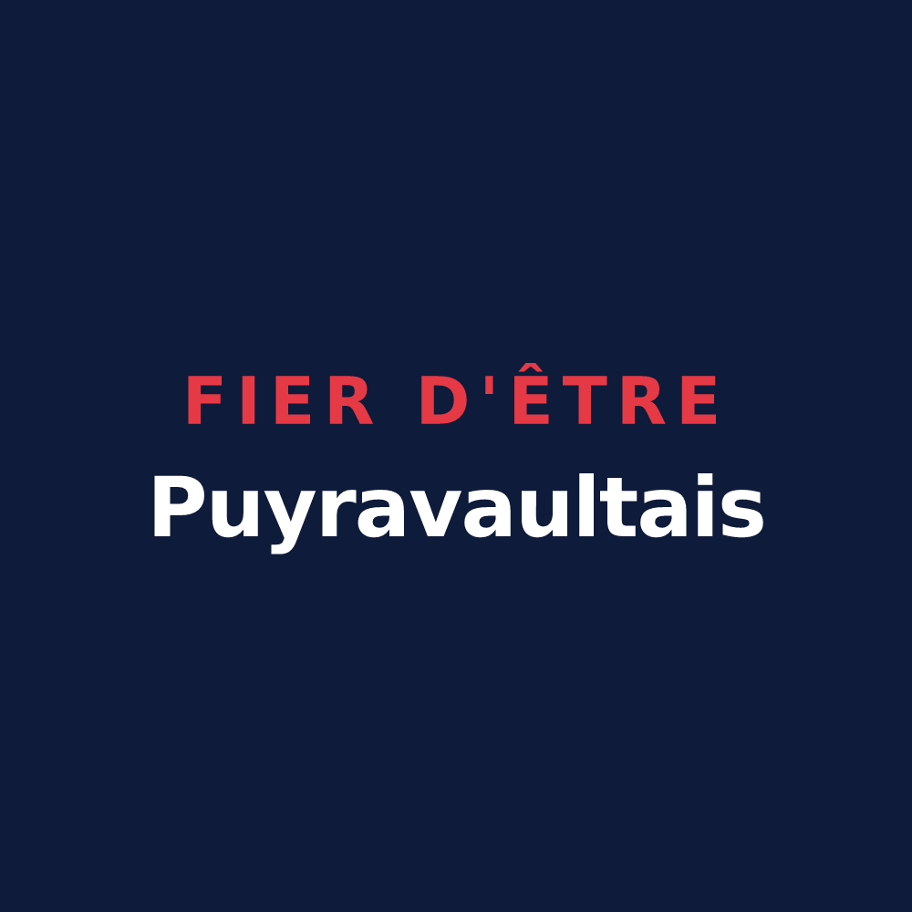 T-shirt « Fier d'être Puyravaultais » — design pour Puyravault