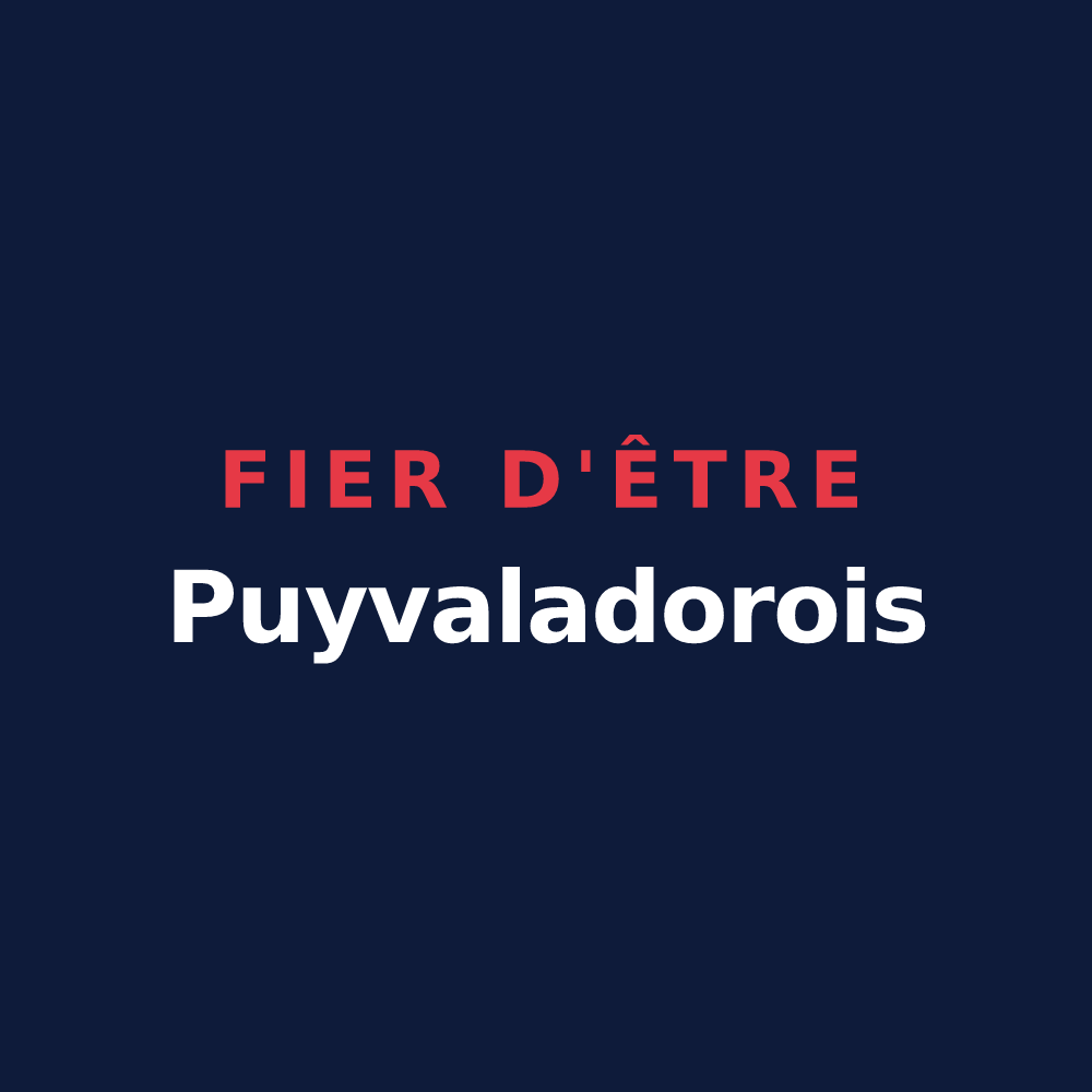 T-shirt « Fier d'être Puyvaladorois » — design pour Puyvalador