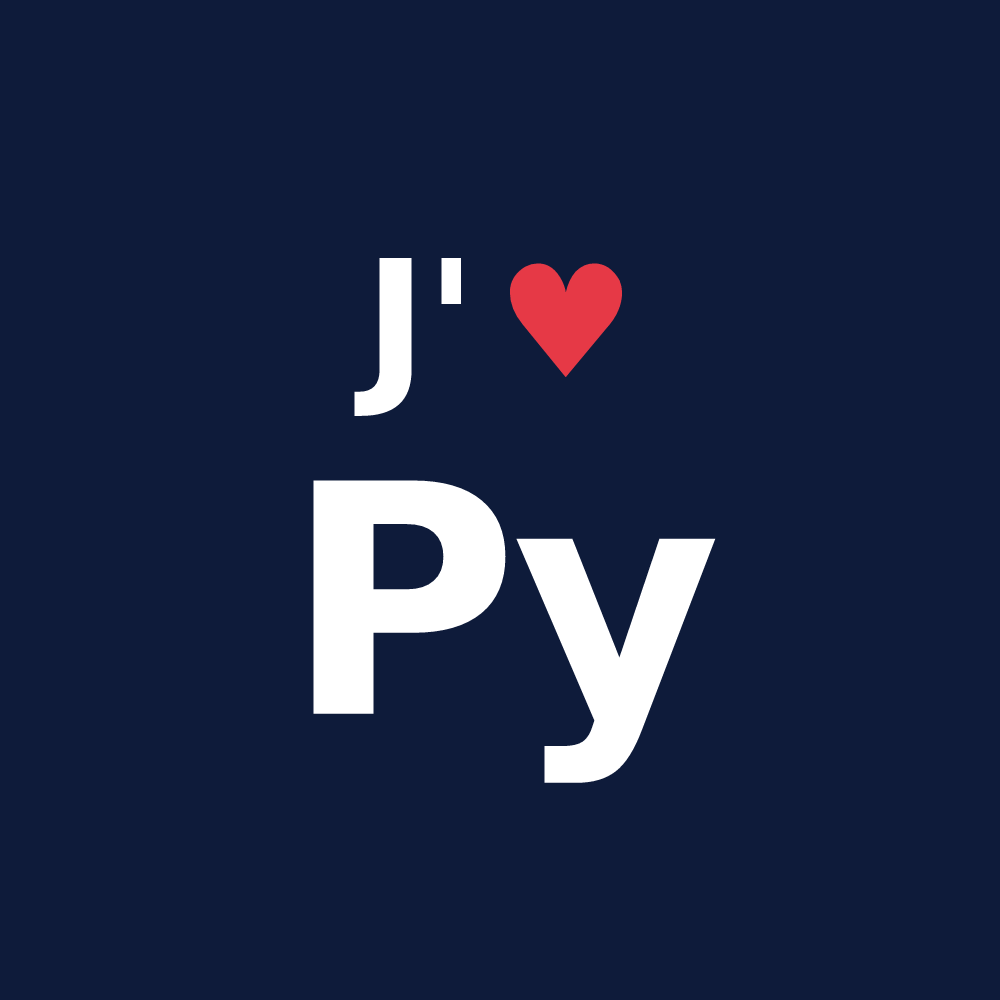 T-shirt personnalisé Py — design « J'aime Py » imprimé sur le t-shirt