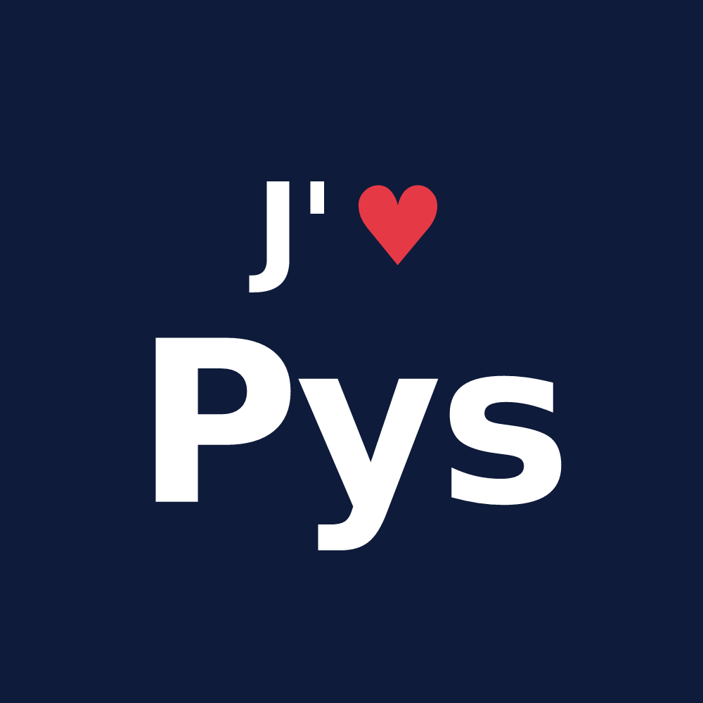 T-shirt personnalisé Pys — design J'aime Pys