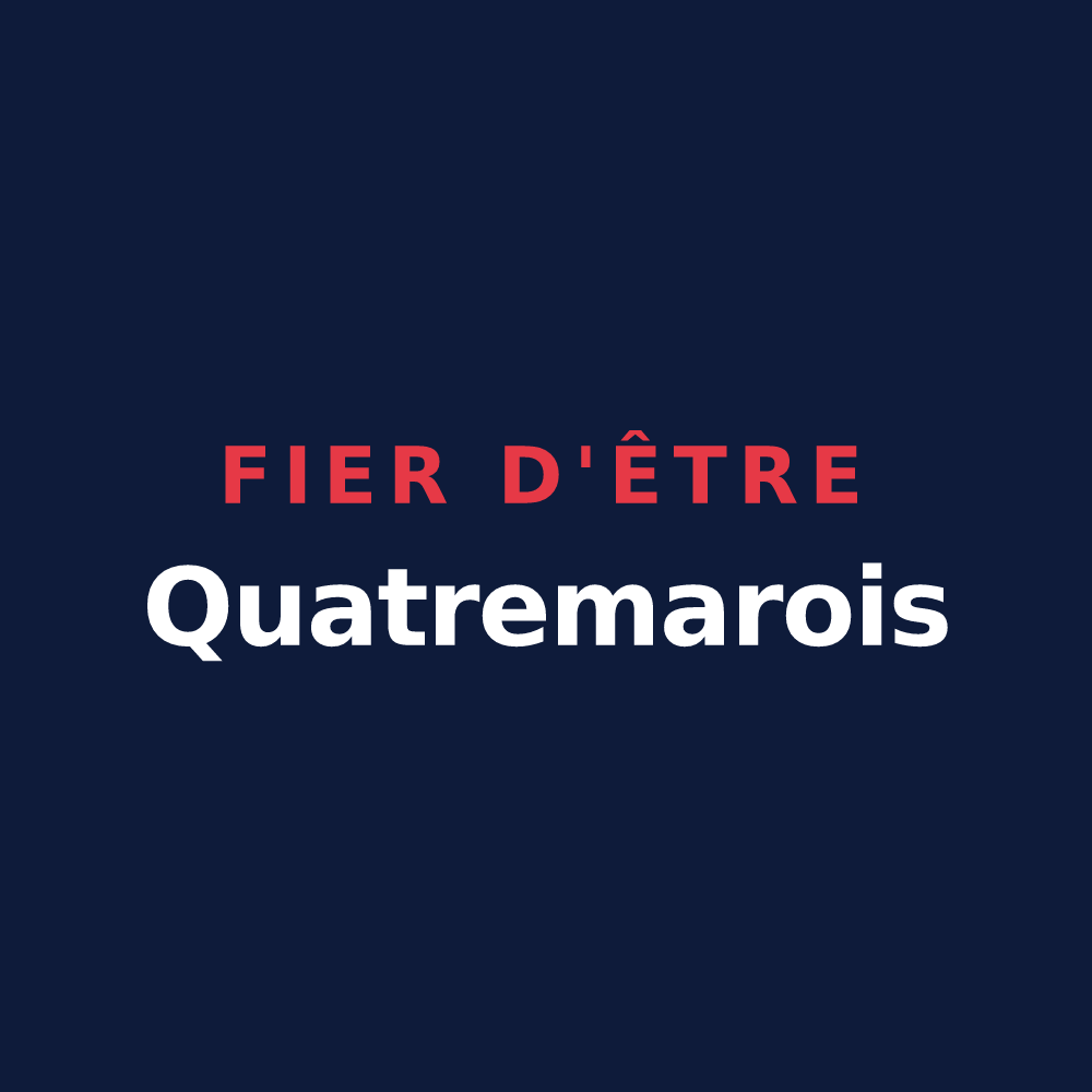 T-shirt « Fier d'être Quatremarois » — design pour Quatremare