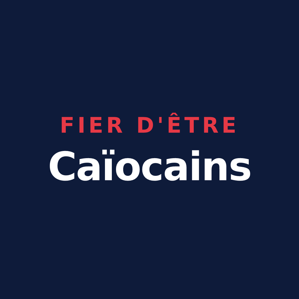 T-shirt « Fier d'être Caïocains » — design pour Queaux